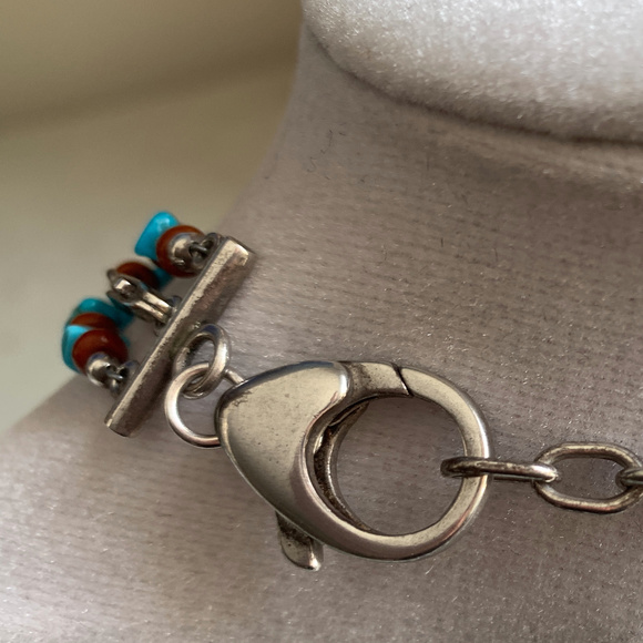 Convertible Turquoise 3-2-1 Strand Necklace Suite - Picture 3 of 8